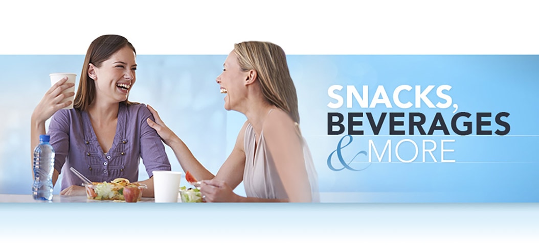 Snacks, beverages & more