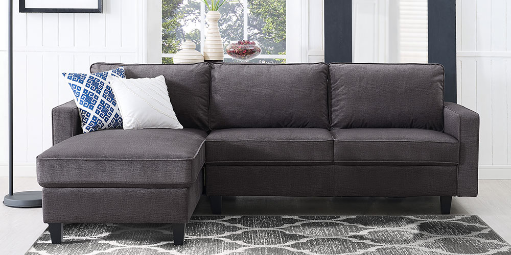 Hayden Reversible Fabric Chaise Sectional