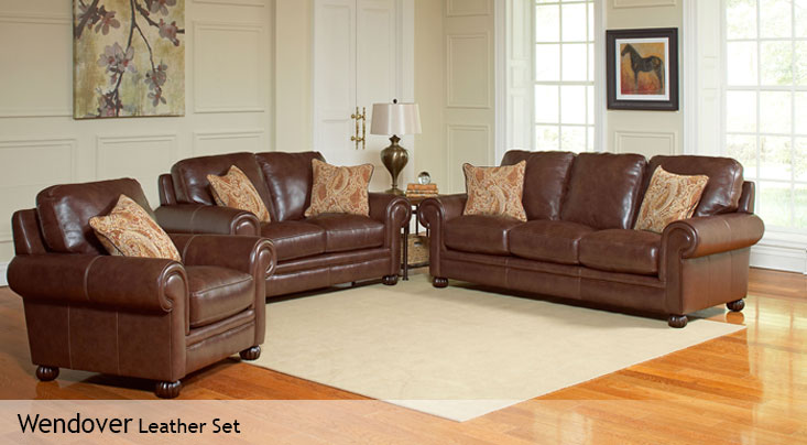 Wendover Leather Set