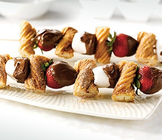 Churro Dessert Kabobs