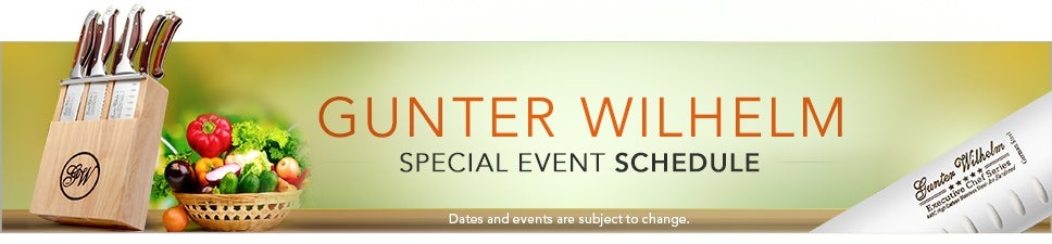 Gunter Wilhelm Schedule