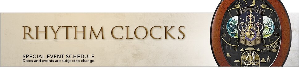 Rhythm Clocks Schedule